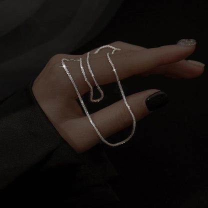 Starry Light Necklace Silver Set