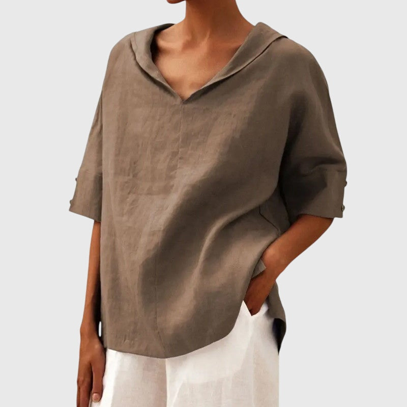 Ayla™ | Blouse - Brown