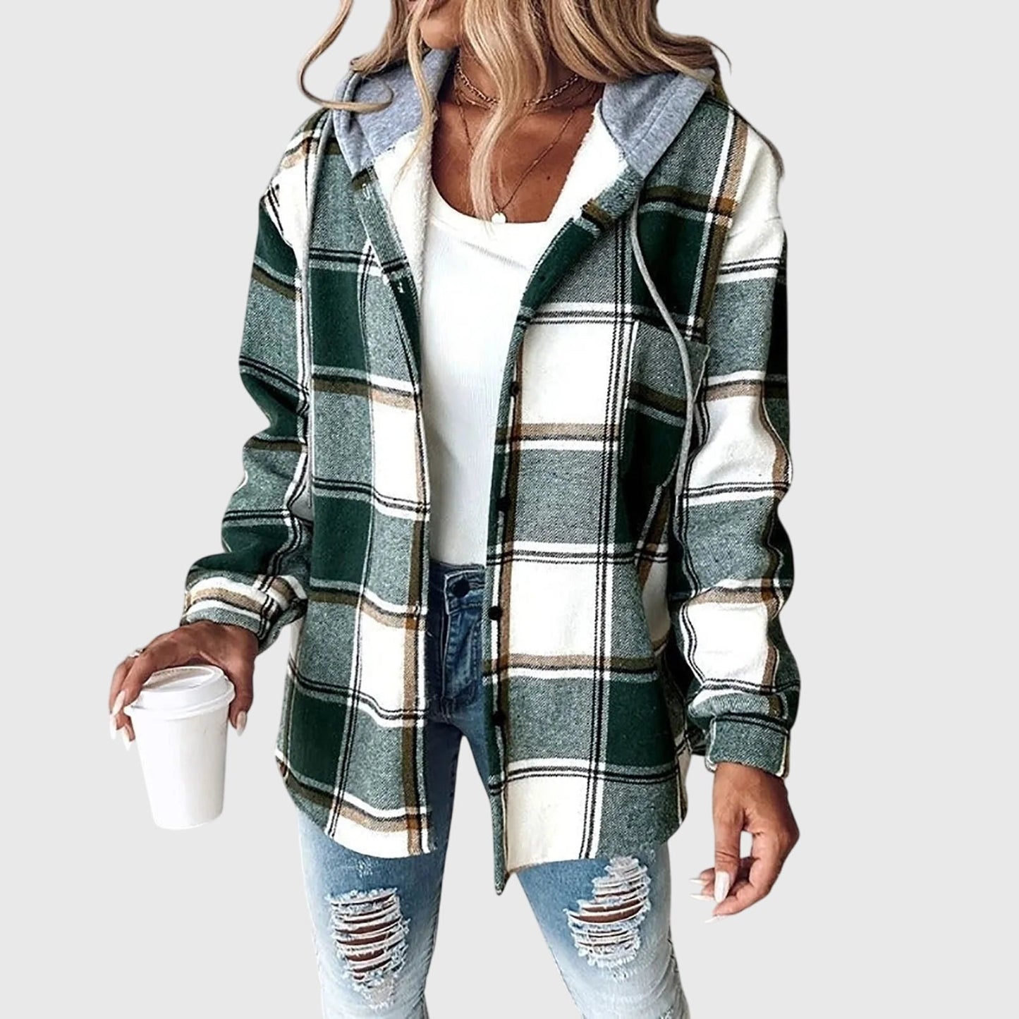 Martina™ | Women's Mesh Button Placket Jacket