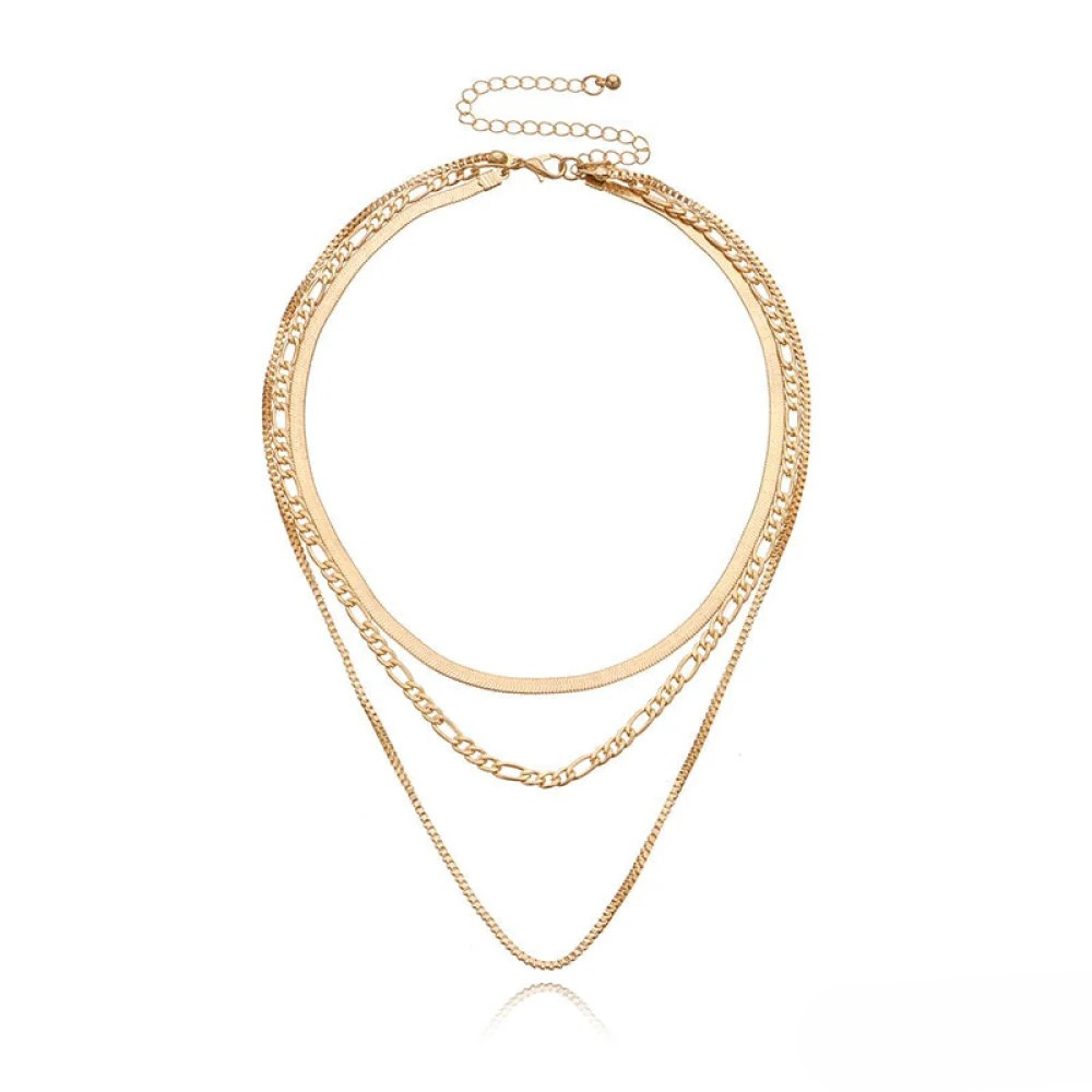 Vintage 3-Piece Layered Necklace